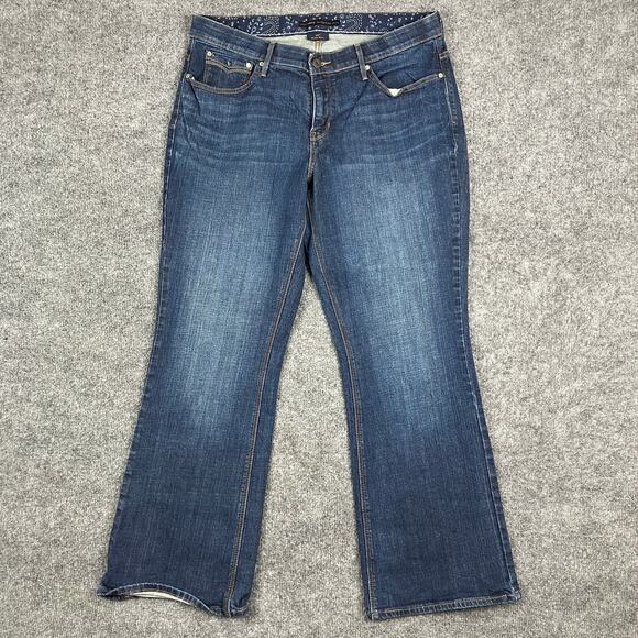 Levi's Jeans Womens 18M 525  Perfect Waist Dark Wash Bootcut Denim Mid Rise - Picture 1 of 10